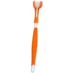 Surtep Animals Zubní kartáček pro psy tříhlavý 17 cm Světle Zelená – Hledejceny.cz