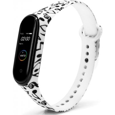 Xiaomi Mi Band 3/4 náhradní náramek Noty MBSCZ-IMG4NO – Zboží Živě