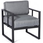 Bonami Selection Bellisima zahradní křeslo šedá/černá – Zboží Dáma