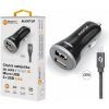 Nabíječka k GPS navigacím Nabíječka do auta ALIGATOR MicroUSB 2xUSB výst. 3.4A, smart IC, Black