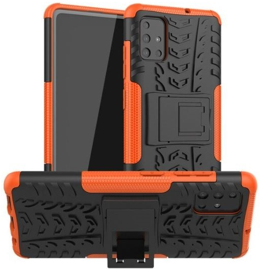 Pouzdro PANZER CASE NEO Samsung Galaxy M31s Oranžové