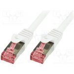 Logilink CQ2032S Patch S/FTP Kat. 6 RJ45 vidlice z obou stran lanko Cu 1m – Zboží Živě
