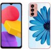 Pouzdro a kryt na mobilní telefon Samsung Pouzdro mmCase Gelové Samsung Galaxy M13 - modrá kopretina