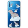 Pouzdro a kryt na mobilní telefon Samsung TopQ Samsung Galaxy A7 silikon Grey Unicorns 42682