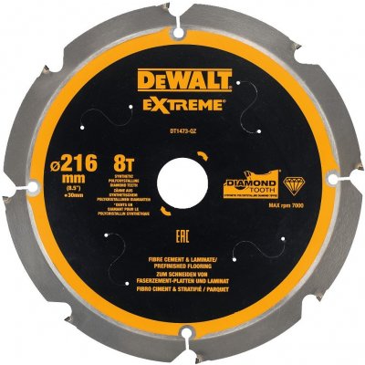 DeWALT DT1473 Pilový kotouč pro cementovláknité desky a laminát 216x30mm 8z