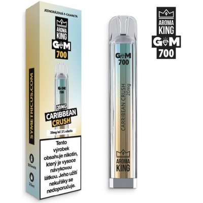 Aroma King Gem Bar Carribean Crush 20 mg 700 potáhnutí – Hledejceny.cz