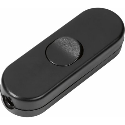 OBI Mezišňůrový vypínač 3 A, černý – Zboží Živě