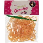 Loom Bands pletací gumičky svítící ve tmě oranžové 200ks + háček – Zboží Mobilmania