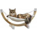 Houpací lehátko SIESTA bílá houpačka pro kočky – Zboží Dáma