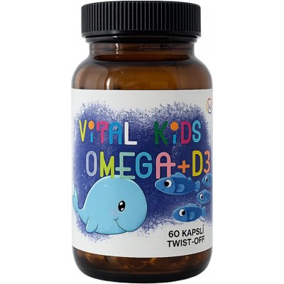 Vieste Vital kids omega + D3 60 kapslí – Hledejceny.cz