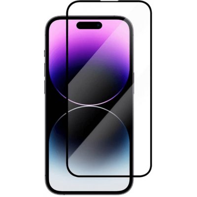 Picasee 3D ochranné tvrzené sklo s rámečkem pro Apple iPhone 14 Pro Max - černé 312011