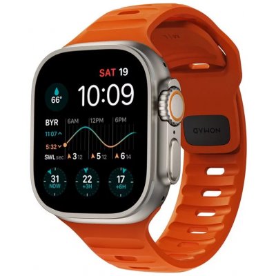 Nomad Sport Strap M/L Orange Apple Watch 42/44/45/Ultra 49mm NM00736685