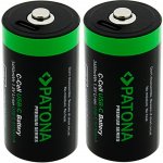 PATONA nabíjecí baterie LR14 (C) Li-lon 2300mAh 1,5V s USB-C nabíjením, 2ks v balení – Zboží Živě