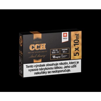 JustVape nikotinový booster CCH VG100 18mg 5x10ml – Zboží Mobilmania