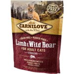 Carnilove Lamb & Wild Boar for Adult Cats Sterilised 400 g – Hledejceny.cz