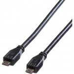 Roline 11.02.8753 USB 2.0 kabel microUSB A(M) - microUSB B(M), 1,8m, černý – Hledejceny.cz