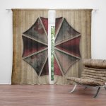 Sablio Závěs Resident Evil Umbrella Corporation Vintage: 2ks 140x250cm – Hledejceny.cz