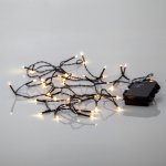 Star trading Světelný řetěz AKKU 40x LED 2,8 m černý – Hledejceny.cz