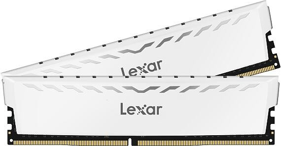 Lexar THOR DDR4 16GB kit 2x8GB UDIMM 3600MHz CL18 XMP 2.0 Heatsink bílá LD4BU008G-R3600GDWG