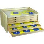Montessori geometrická komoda – Zboží Dáma