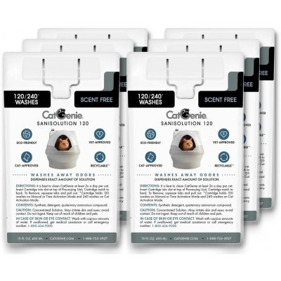 CatGenie Sanisolution cartridge bez vůně 6 ks – Zboží Dáma