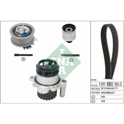 530 0201 30 SCHAEFFLER INA Vodni pumpa + sada ozubeneho remene | Zboží Auto