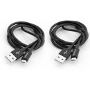 Verbatim 48874 USB/micro USB, 1m + 1m, černý