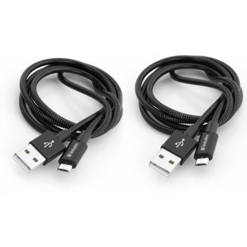 Verbatim 48874 USB/micro USB, 1m + 1m, černý