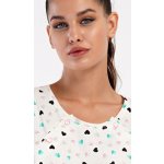 Vienetta dámská noční košile mateřská Sára bílá – Zboží Dáma