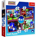 TREFL Sonic Dobrodružná jízda 4v1 35,48,54,70 dílků – Zboží Dáma