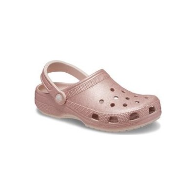 Crocs nazouváky Classic Glitter Clog Quartz 205942 růžové zlacení – Zboží Mobilmania