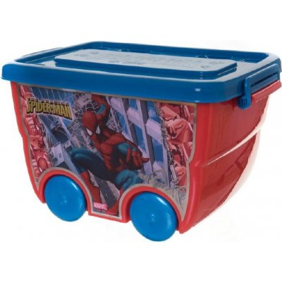 Marvel Box úložný na kolečkách Spiderman plast 40x25x32cm – Zboží Mobilmania