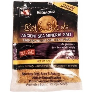Redmond Bath Salt Plus Magnéziová sůl do koupele z dolu v Utahu 56 g