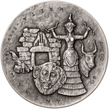 Česká mincovna Stříbrná mince Poklady starých civilizací IV. SK stand 42 g