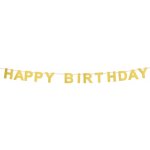 Girlanda Happy Birthday zlatá – Hledejceny.cz