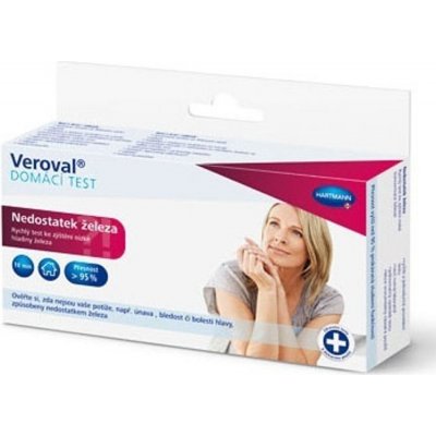 Veroval Domácí test pro zjištění nedostatku železa 1 ks – Zboží Dáma