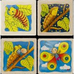 Goki motýl vývojové vrstvené puzzle – Zboží Mobilmania