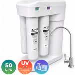 AKV RO TYTAN-50+UV+P White kompaktní filtr reverzní osmózy 50 GPD (s UV lampou a čerpadlem) – Hledejceny.cz