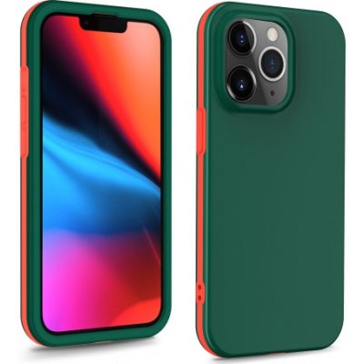 PROTEMIO 35623 DUAL COLOUR Odolný kryt Apple iPhone 13 Pro Max zelený – Zbozi.Blesk.cz