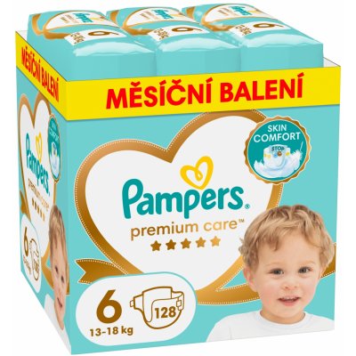Pampers Premium Care 6 128 ks – Sleviste.cz