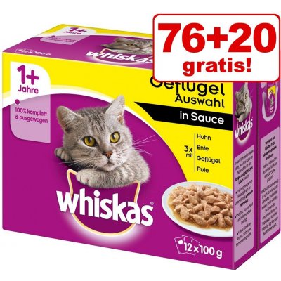 Whiskas Ragout drůbeží výběr v želé 96 x 85 g – Zboží Mobilmania