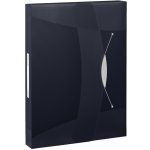 Esselte Box na spisy s gumičkou Jumbo Vivida A4, 40 mm, černá – Zboží Živě