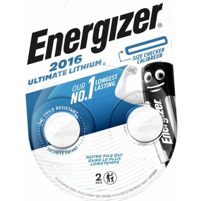 Energizer Ultimate Lithium CR2016 2ks E301319500 – Zboží Živě