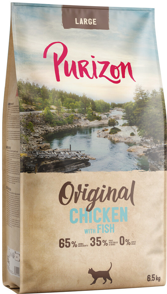 Purizon Large Adult kuře a ryba bez obilovin nová receptura 2 x 6,5 kg