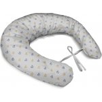 Sablio Těhotenský polštář Malované srdce na bílé – Zboží Dáma