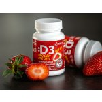 Nutricius Vitamín D3 400IU pro děti jahoda 30 tablet – Hledejceny.cz
