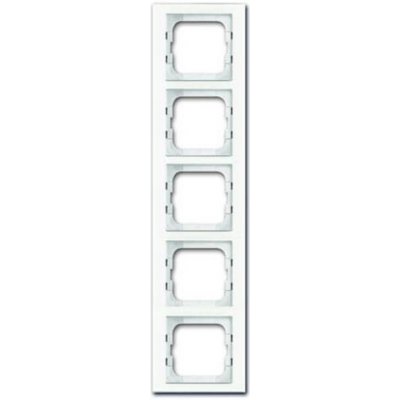 ABB Busch-axcent pětirámeček bílé sklo 2CKA001754A4441 1725-280 – Hledejceny.cz