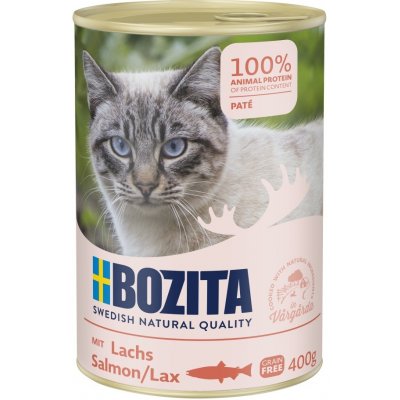 Bozita Cat losos paté 0,4 kg – Zbozi.Blesk.cz