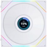 Lian Li UNI FAN TL Wireless LCD 140 Reverse Blade White 14RTLLCD1W1W – Zboží Živě