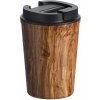 Termosky Asobu Nerezový termohrnek s keramickou vrstvou Coffee Express 360 ml Wood